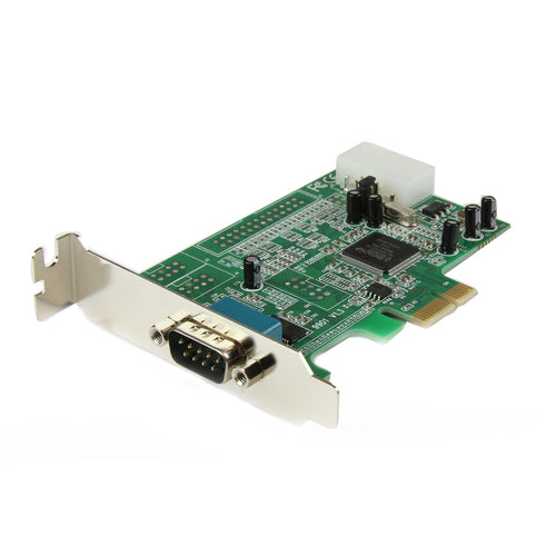 StarTech.com 1-port PCI Express RS232 Serial Adapter Card - PCIe RS232 Serial Host Controller Card - PCIe to Serial DB9 - 16550 UART - Low Profile Expansion Card - Windows & Linux StarTech.com 1-port PCI Express RS232 Serial Adapter Card - PCIe RS232 Serial Host Controller Card - PCIe to Serial DB9 - 16550 UART - Low Profile Expansion Card - Windows & Linux
